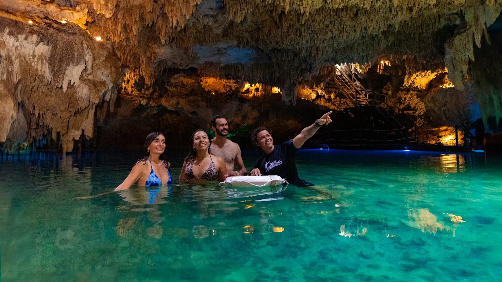 Aventura en cenote y Laguna Paraíso